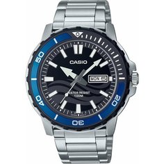 Наручные часы CASIO Collection 78409, серебряный, синий