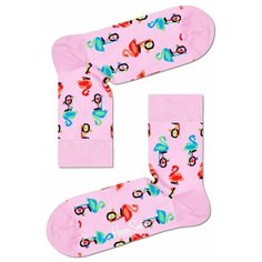 Носки Happy Socks, размер 25, розовый, мультиколор