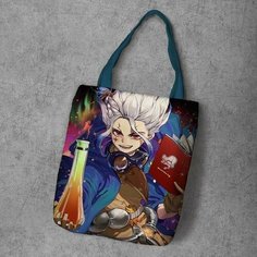 Сумка шоппер Anime Dakimakura, фактура рельефная, мультиколор