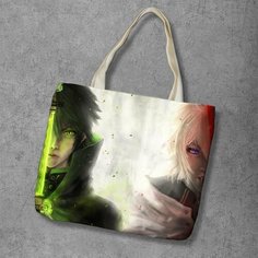 Сумка шоппер Anime Dakimakura, фактура рельефная, мультиколор