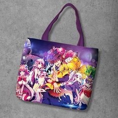 Сумка шоппер Anime Dakimakura, фактура рельефная, мультиколор