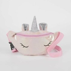 Сумка поясная , розовый