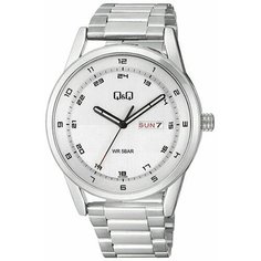 Наручные часы Q&Q, серебряный, белый