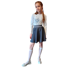 Школьная юбка Альянс-Униформ, размер 30/122, серый