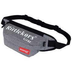 Сумка поясная Rittlekors Gear, фактура гладкая, серый