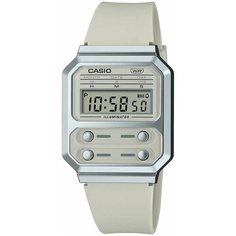 Наручные часы CASIO Vintage A100WEF-3ADF, серебряный, серый