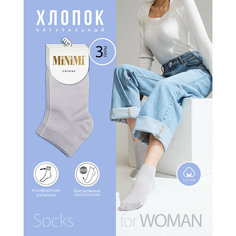 Носки MiNiMi, 3 пары, размер 39-41, серый