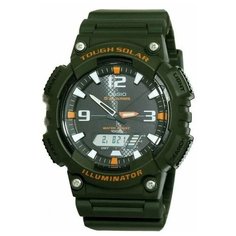 Наручные часы CASIO AQ-S810W-3A, зеленый, черный
