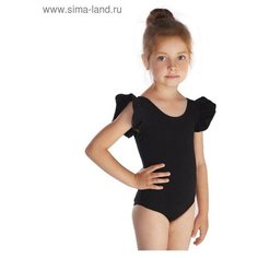 Купальник гимнастический Grace Dance, размер 30, черный