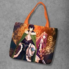 Сумка шоппер Anime Dakimakura, фактура рельефная, мультиколор