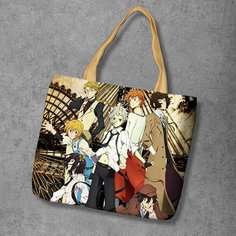 Сумка шоппер Anime Dakimakura, фактура рельефная, мультиколор