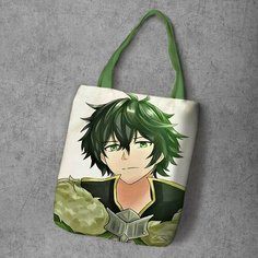 Сумка шоппер Anime Dakimakura, фактура рельефная, мультиколор