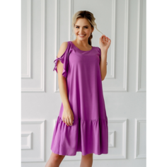 Платье Текстильный Край, размер 44, фиолетовый