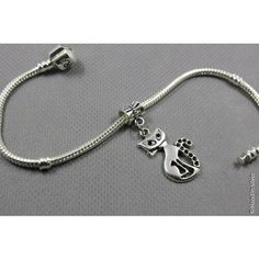 Шарм Handinsilver ( Посеребриручку ) Подвеска-шарм "Домашние животные, серебристый