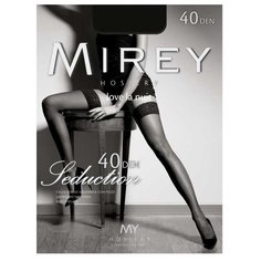 Чулки Mirey Seduction, 40 den, размер 1-2, черный