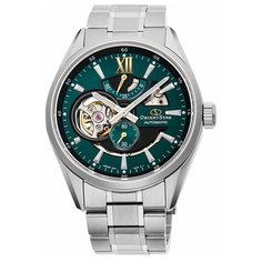Наручные часы ORIENT Contemporary RE-AV0114E00B, серебряный, зеленый