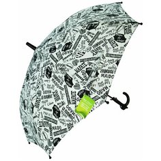 Зонт-трость Rain-Proof, черный, белый
