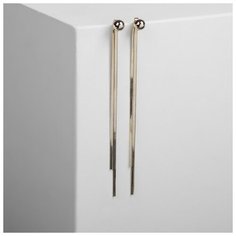 Серьги пусеты Queen Fair, золотой