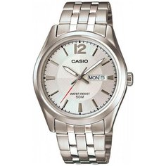 Наручные часы CASIO Collection Men MTP-1335D-7A, белый, серебряный