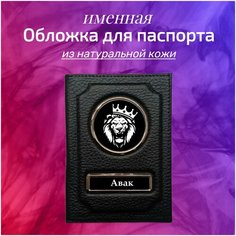 Обложка для паспорта 500-1-500-1, черный