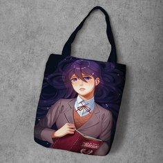 Сумка шоппер Anime Dakimakura, фактура рельефная, мультиколор
