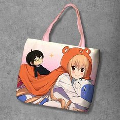 Сумка шоппер Anime Dakimakura, фактура рельефная, мультиколор
