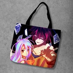 Сумка шоппер Anime Dakimakura, фактура рельефная, мультиколор