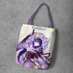 Сумка шоппер Anime Dakimakura, фактура рельефная, мультиколор