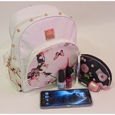 Рюкзак клатч Вальс Флоры 546019791369, фактура гладкая, белый