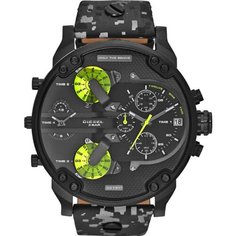 Наручные часы DIESEL Six, зеленый, черный