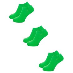 Носки LorenzLine, 3 пары, размер 41/42, зеленый