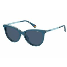 Солнцезащитные очки Polaroid Polaroid PLD 6138/CS MVU C3 PLD 6138/CS MVU C3, синий, голубой