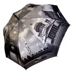 Зонт-трость Петербургские зонтики, серый