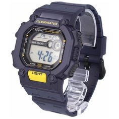 Наручные часы CASIO W-737H-2A, серый, черный