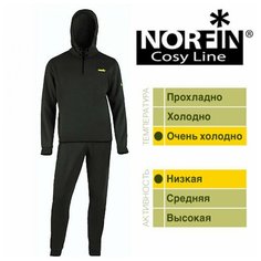 Комплект термобелья NORFIN, размер XXL, черный