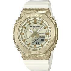 Наручные часы CASIO G-Shock GM-S2140GEM-9A, золотой, белый