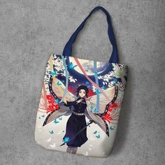 Сумка шоппер Anime Dakimakura, фактура рельефная, мультиколор