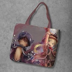 Сумка шоппер Anime Dakimakura, фактура рельефная, мультиколор