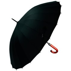 Зонт-трость Popular, черный, лиловый