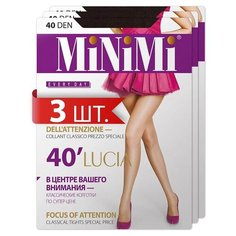 Колготки MiNiMi Lucia, 40 den, 3 шт., размер 4, коричневый
