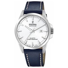 Наручные часы FESTINA Swiss Made, серебряный, белый