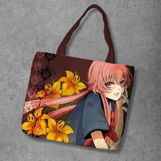 Сумка шоппер Anime Dakimakura, фактура рельефная, мультиколор