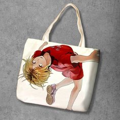 Сумка шоппер Anime Dakimakura, фактура рельефная, мультиколор