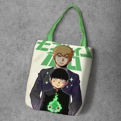 Сумка шоппер Anime Dakimakura, фактура рельефная, мультиколор