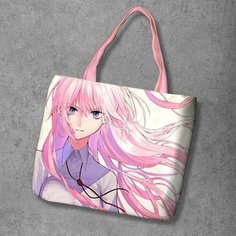 Сумка шоппер Anime Dakimakura, фактура рельефная, мультиколор