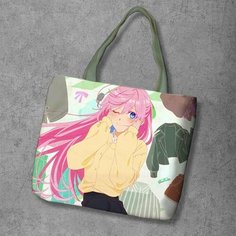 Сумка шоппер Anime Dakimakura, фактура рельефная, мультиколор