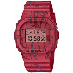 Наручные часы CASIO G-Shock DW-5600SBY-4, серый, красный