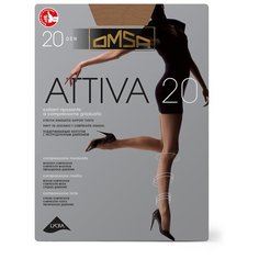 Колготки Omsa Attiva, 20 den, размер 5, бежевый