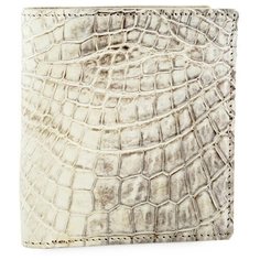 Портмоне Exotic Leather, фактура под рептилию, бежевый