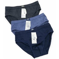 Трусы Vericoh, 3 шт., размер XL, фиолетовый, черный, синий
